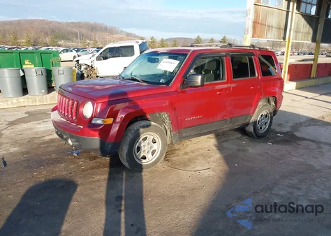 2016 Jeep Patriot Sport from USA, damaged, VIN 1C4NJRBB0GD610926